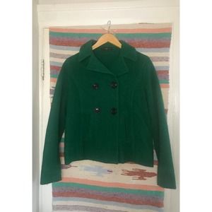 Gap Vintage Wool Pea Coat (Green)
